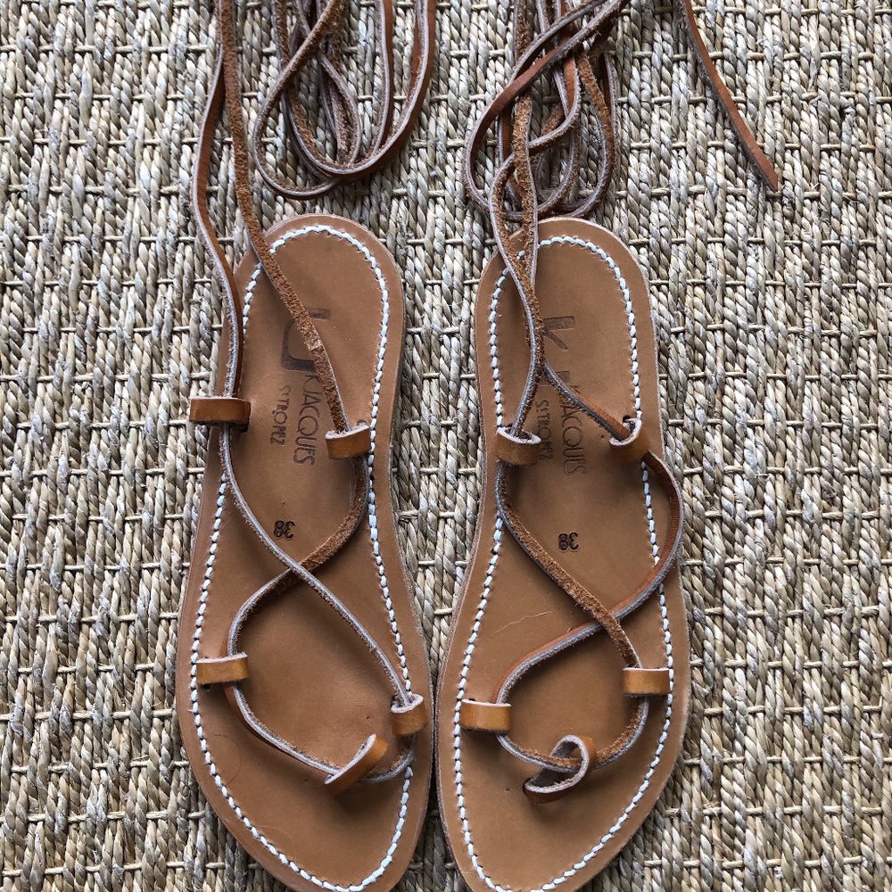 K. Jacques Bikini Wrap Sandals